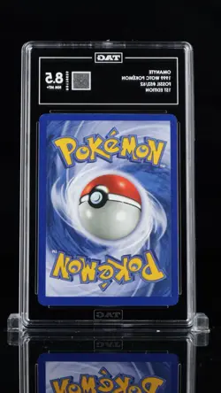 1999 POKEMON FOSSIL 1ST EDITION #52 OMANYTE TAG 8.5 PSA BGS - Image 2