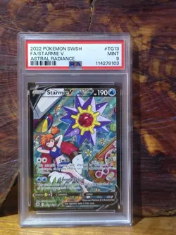 2022 Pokemon SWSH FA/Starmie V Astral Radiance - PSA 9 - Image 2