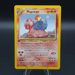 Magcargo - 33/64 1st Edition (Neo Revelation) LP - Pokemon TCG - Image 1