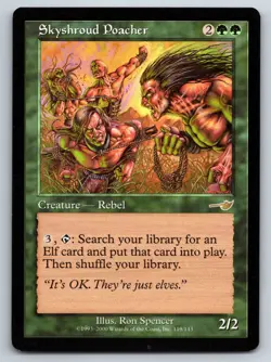 MTG Skyshroud Poacher Normal R Nemesis (NMS) 119 LP Magic - Image 1
