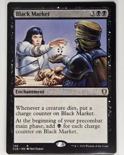 Magic The Gathering Commander Legends Battle for Baldur's Gate #739 Black Market - Image 1