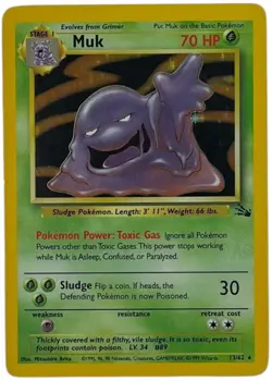 1999 Pokemon Classic - Fossil #13 Muk Holofoil NM-MT - Image 1