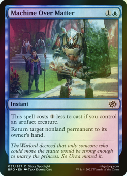 MTG Machine Over Matter Foil ** The Brothers' War ** English (NM) - Image 1