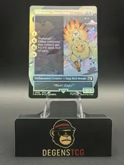 Summon: Choco/Mog 0358 (Borderless) Final Fantasy Foil mtg English - Image 1