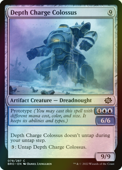 MTG Depth Charge Colossus Foil ** The Brothers' War ** English (NM) - Image 1