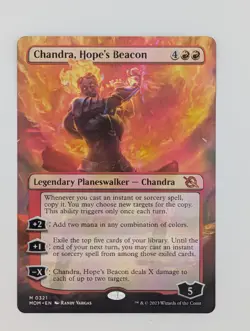 MTG - Chandra, Hope's Beacon - MOM - M - Borderless - 321 - Image 1