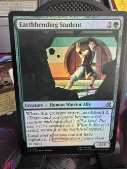 Earthbending Student 249 Avatar: The Last Airbender: Eternal-Legal NM FOIL MTG - Image 1