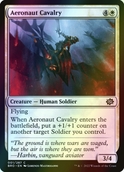 MTG Aeronaut Cavalry Foil ** The Brothers' War ** English (NM) - Image 1