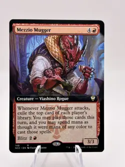 Mezzio Mugger 149 Extended Art Commander: Streets of New Capenna NCC MTG NM - Image 1