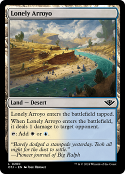 x4 Lonely Arroyo OTJ MTG 260 COMMON M/NM 4x - Image 1