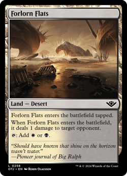 x4 Forlorn Flats OTJ MTG 258 COMMON M/NM 4x - Image 1