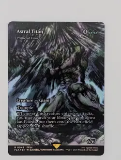 MTG - Astral Titan - FCA - R - Showcase Foil - 48 - Image 1