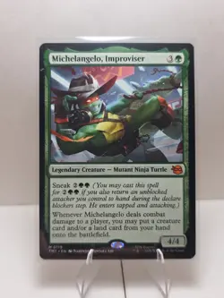 MTG Michelangelo, Improviser NM - Teenage Mutant Ninja Turtles (TMT) 119 M - Image 1