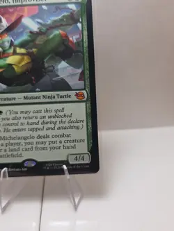 MTG Michelangelo, Improviser NM - Teenage Mutant Ninja Turtles (TMT) 119 M - Image 4