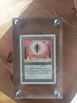 SOL RING | ALTERED SIGNED Mark Tedin | The Eye of Sauron | Magic the Gathering - Image 3