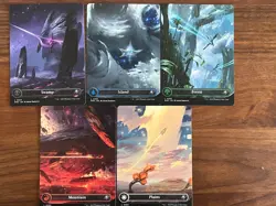 5x FULL ART LANDS - Full set - Edge of Eternites - MTG - Magic the Gathering - Image 1
