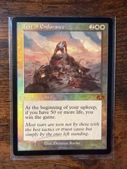 MTG - Dominaria Remastered - Test of Endurance Retro Foil Mythic - 276 - Mint! - Image 1