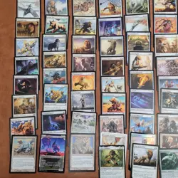 Custom Commander MTG Deck Magic = Raksha Golden Cub Purre White Tribal **CATS** - Image 3