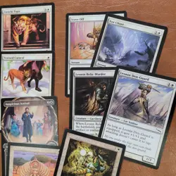 Custom Commander MTG Deck Magic = Raksha Golden Cub Purre White Tribal **CATS** - Image 4