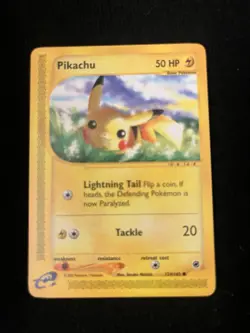 Pikachu - 124/165 - Expedition Base Set E-Series 2002 - Pokemon Card - NM/LP - Image 1