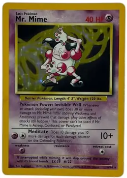 1999 Pokemon Classic - Jungle #6 Mr. Mime Holofoil NM-MT - Image 1