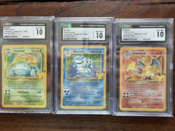 Lot of (3) CGC 10 Charizard Venusaur Blastoise 4/102 Pokemon Celebrations - Image 1