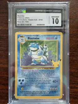 Lot of (3) CGC 10 Charizard Venusaur Blastoise 4/102 Pokemon Celebrations - Image 4