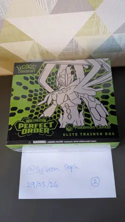 Perfect Order Pokemon Center Elite Trainer Box SEALED - Image 3