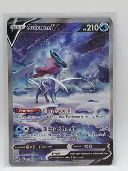 Suicune V GG38/GG70 Crown Zenith Galarian Gallery Ultra Rare NM Holo Pokemon TCG - Image 1