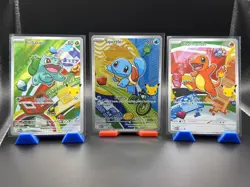 Pokemon TCG First Partner Illustration Collection Series 1 Kanto GEN 1 Starters - Image 1