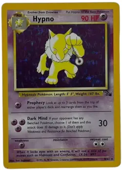 1999 Pokemon Classic - Fossil #8 Hypno Holofoil EX - Image 1