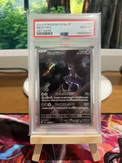 2023 POKEMON JPN SV2A-POKEMON 151 ART RARE #183 MEWTWO PSA 10 - Image 1