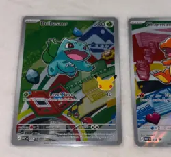 Pokemon First Partner Illustration Collection Series 1 GEN 1 Starters Set TCG NM - Image 3