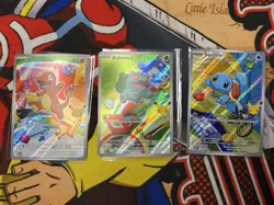 Pokemon TCG First Partner Illustration Collection Series 1 Kanto GEN 1 Starters - Image 1