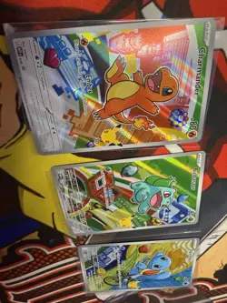 Pokemon TCG First Partner Illustration Collection Series 1 Kanto GEN 1 Starters - Image 2