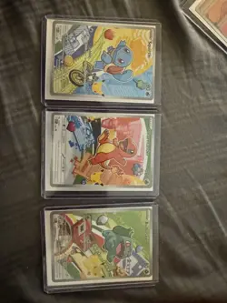 Pokemon TCG First Partner Illustration Collection Series 1 Kanto GEN 1 Starters - Image 2