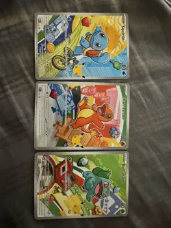 Pokemon TCG First Partner Illustration Collection Series 1 Kanto GEN 1 Starters - Image 4