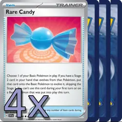 4x Rare Candy - NM Playset - Trainer x4 - Pokemon TCG - Image 1