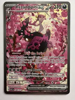 Pokemon TCG - Fezandipiti ex 288/217 - Special Illustration Rare Ascended Heroes - Image 1