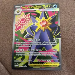 Mega Starmie ex 102/088 Perfect Order Pokemon TCG MINT Full Art - Image 1
