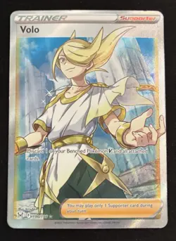Pokemon Volo Trainer Swsh11: Lost Origin 196/196 Ultra Rare Holo English - Image 1
