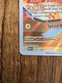 Minun 194/182 SV04: Paradox Rift Holo Pokemon TCG - Image 2