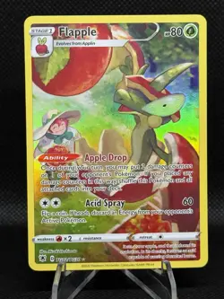 Pokemon TCG Flapple Sword & Shield - Astral Radiance TG02/TG30 Holo Rare - Image 1