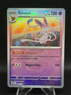 Pokemon TCG Sylveon Master Ball Pattern 040/131 Prismatic Evolutions Holo NM+ - Image 2