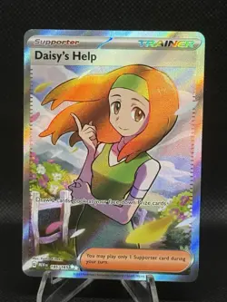 Pokemon TCG Daisy's Help Full Art - 195/165 - Scarlet Violet 151 - NM/M - Image 1