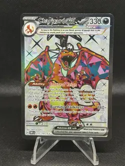 Pokemon Charizard ex 215/197 Obsidian Flames Ultra Rare Full Art NM Condition - Image 1