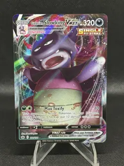 Pokemon Galarian Slowking VMAX 100/198 Chilling Reign Ultra Rare Holo NM - Image 1