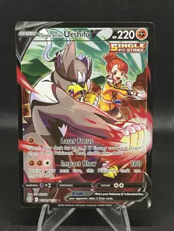 Pokemon TCG - Single Strike Urshifu V Swd & Shld Brilliant Stars (TG18/TG30) NM! - Image 1