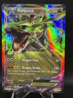 Pokemon Rayquaza ex XY73 XY Promo Holo EX Basic HP180 Dragon - Image 1
