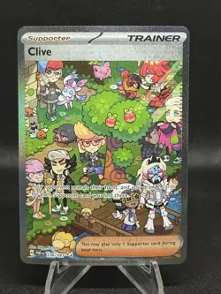 Clive 236/091 - LP-NM - Pokemon - PAF - Taiga Kayama - Sylveon Psyduck charcadet - Image 1